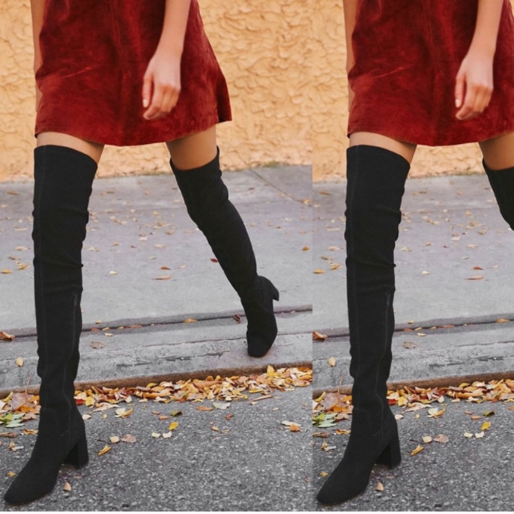 Jeffrey Campbell Cienega thigh high boots